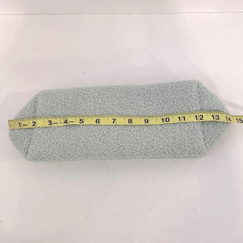 Kristin Ess Mint Green Textured Pouch NWOT